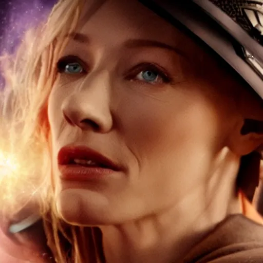 Image similar to cate blanchett , scifi, movie poster,