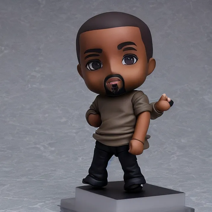 Image similar to Kanye West, An anime Nendoroid of Kanye West, figurine, detailed product photo