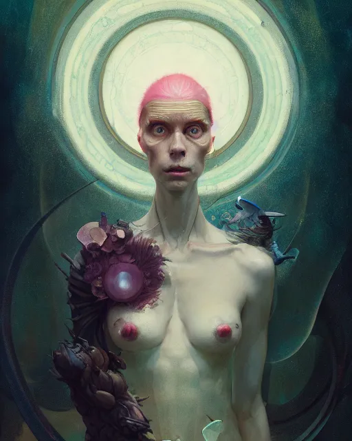 Image similar to of augean stables, imperil, beauty portrait by greg rutkowski, peter mohrbacher, hilma af klint, moebius, victo ngai, sharp focus, global illumination, highly detailed, masterpiece, award winning, post processing