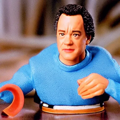 Prompt: “Tom hanks as a 1980s Kenner action figure”