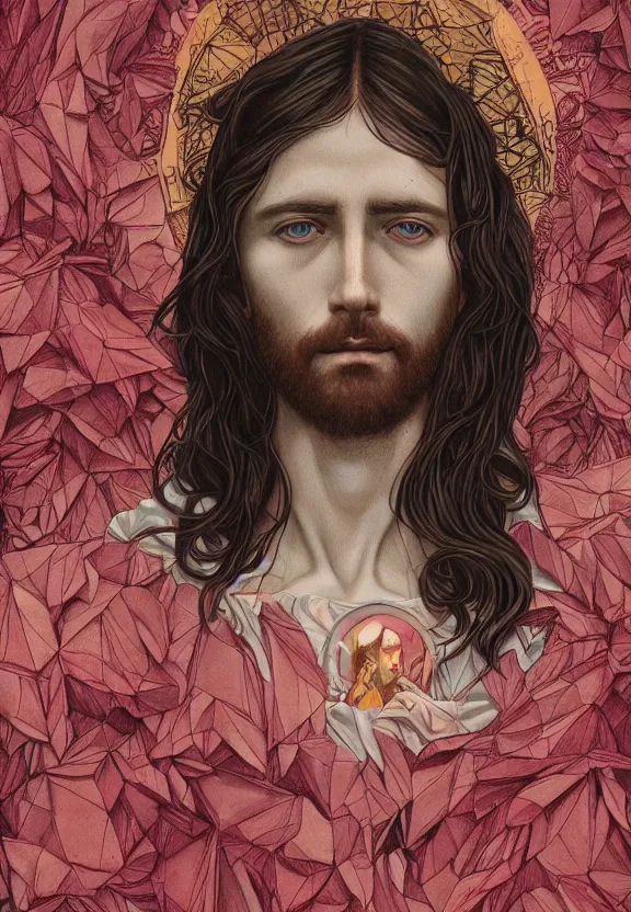 Image similar to jesus, by martine johanna, golden ratio, environment, hyper detail, concept artbook, ealistic, photorealistic,