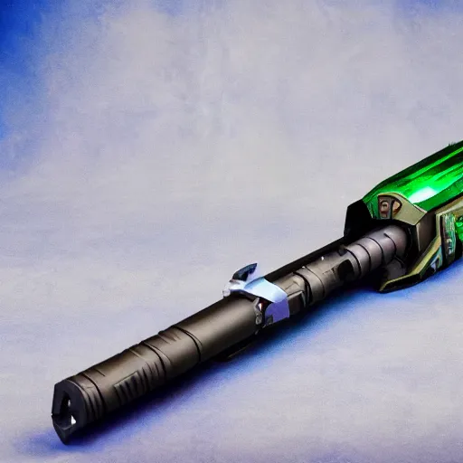 Image similar to the terraprisma, terraria weapon design, 4 k product photo shoot