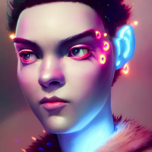 Image similar to A beautiful portrait of huggy-wuggy from poppy playtime video game, fullbody, ultra high detailed, glowing lights, oil painting, Greg Rutkowski, Charlie Bowater, Beeple, unreal 5, DAZ, hyperrealistic, octane render, RPG portrait, dynamic lighting, fantasy art, beautiful face