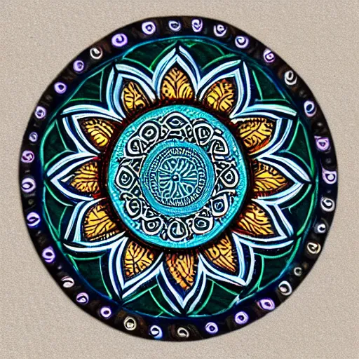 Image similar to mandala art