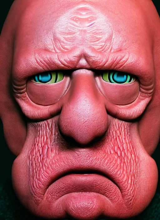 Image similar to photorealistic 3 0 0 0 ( dr. john a. zoidberg ), portrait photography feroflex photorealistic studio lighting ektachrome detailed intricate face details, ultradetails, beautiful face, realistic shaded perfect face, extremely fine details