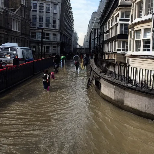 Prompt: London after Climate Change