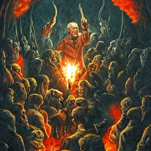 Image similar to george w bush in hell