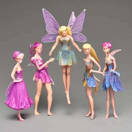 Image similar to fairy models giving a hand at one of their friends