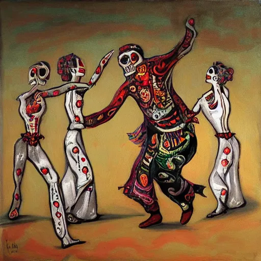 Image similar to the dance of the dead