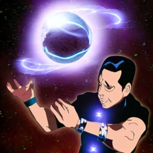 Image similar to Scatman learning Rasengan