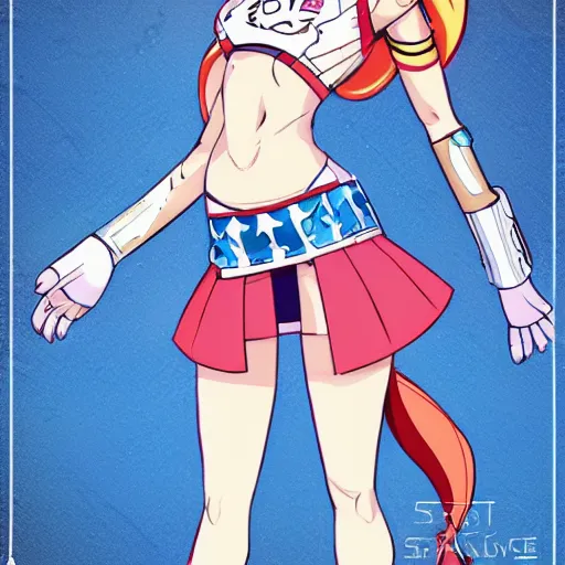 Prompt: cartoon female character inspired by harley quinn and star butterfly from star vs force the evil, artwork by studios ghibli and rossdraws, anatomically correct, smooth, highly detailed, sharped focus, symmetrical, perfect composition