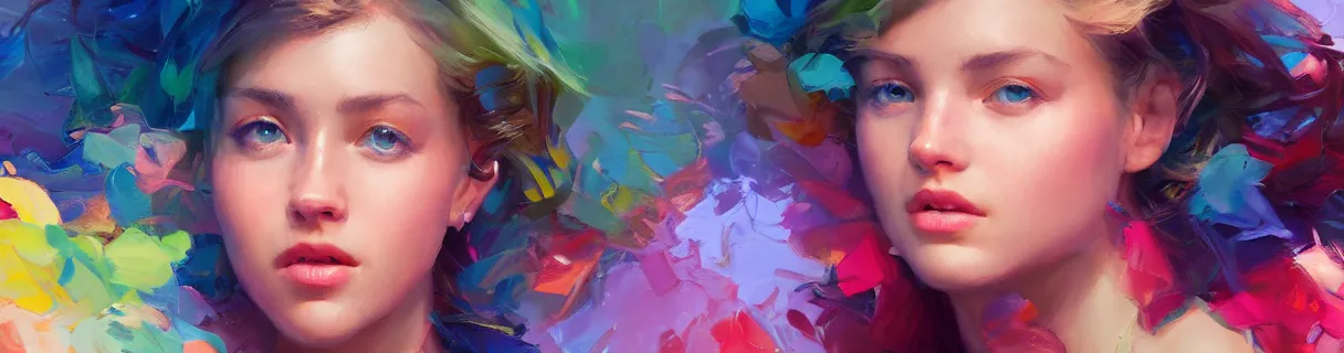 Image similar to wonderful colorful facebook banner. epic cinematic hyperrealism masterpiece. realistic poster with shaded lighting by craig mallismo, artgerm, jeremy lipkin and michael garmash, unreal engine, radiant light, detailed and complex environment, digital art, art station trends, detailed faces, detailed eyes