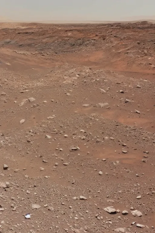 Prompt: mining site on mars