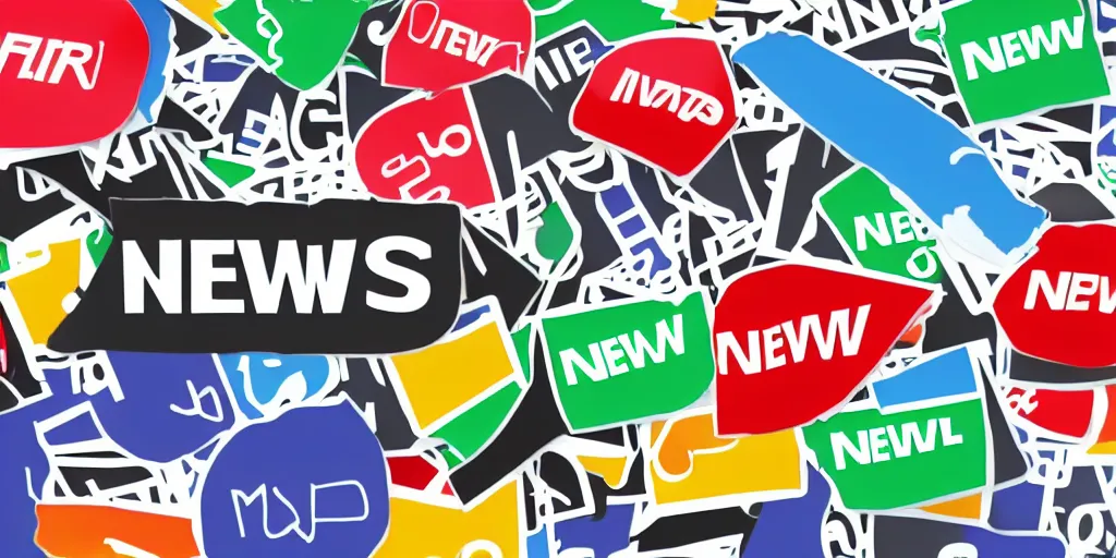 Image similar to art logo for a news side in the internet