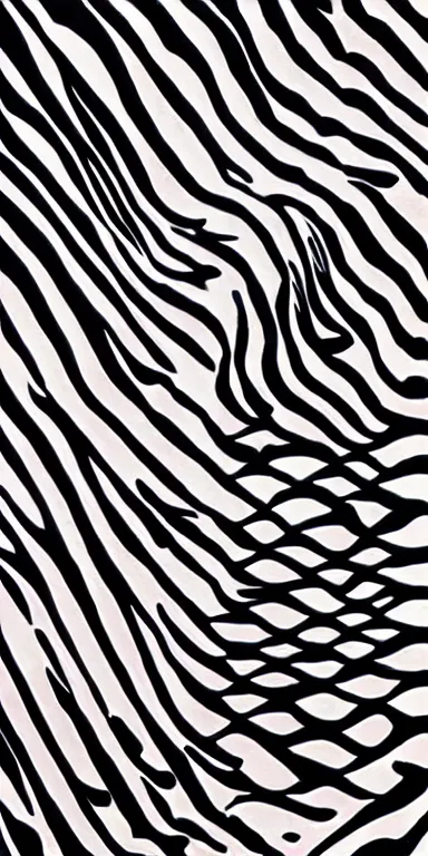 Image similar to cosmic folding in spacetime by bridget riley