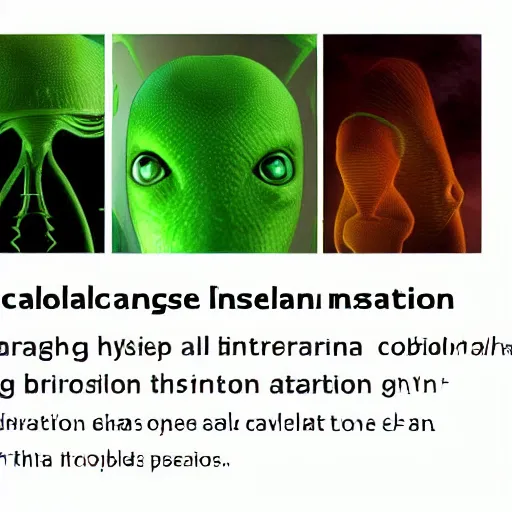 Image similar to biologically feasible alien species that do not use dna to carry hereditary information