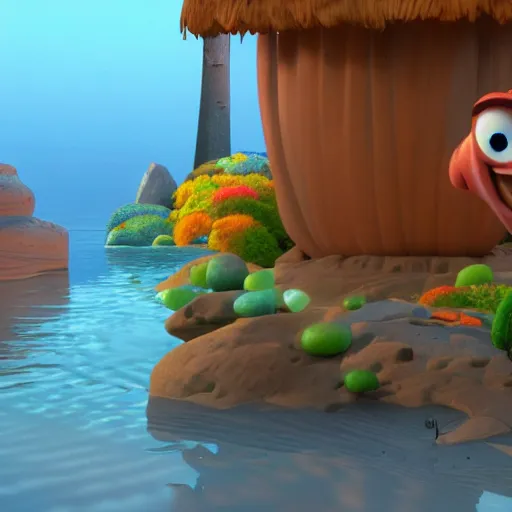 Image similar to pixar environment, renderman