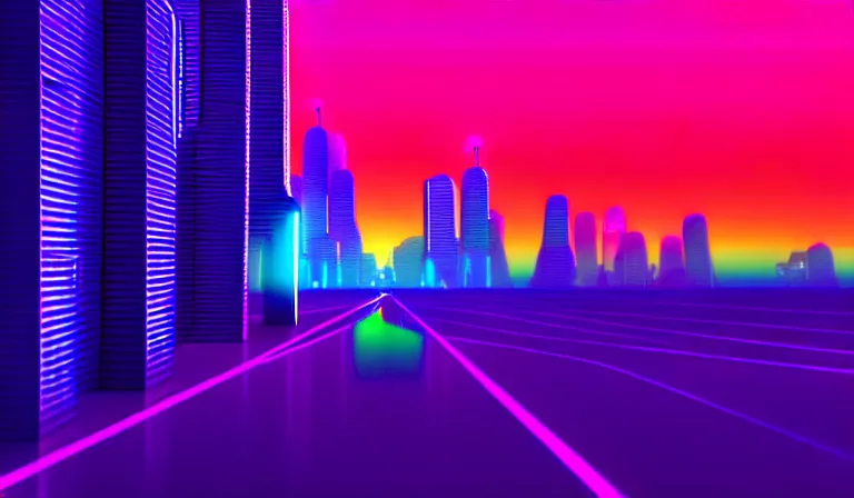 a beautiful and immaculate futuristic city night time, | Stable ...