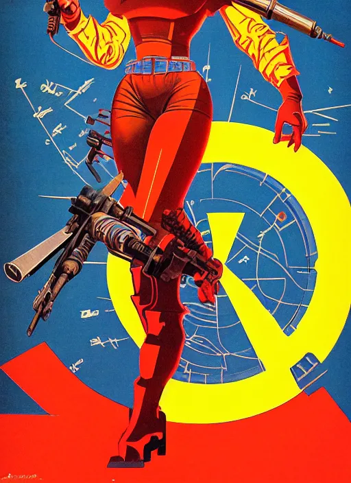 Prompt: soviet propaganda poster. cyberpunk shogun. portrait by jean giraud and anton otto fischer and john philip falter and will eisner and gil elvgren and pixar. realistic proportions. character art. science fiction d & d. tf 2, overwatch, rb 6 s, cyberpunk 2 0 7 7, blade runner 2 0 4 9.