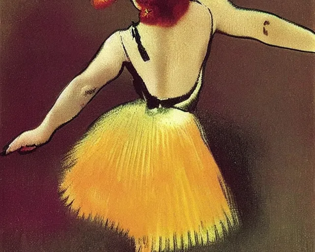 Image similar to vintage, melchizedek champagne bottle. cancan girl dancing, french, realistic, cheerful, 1 9 0 2, art by degas