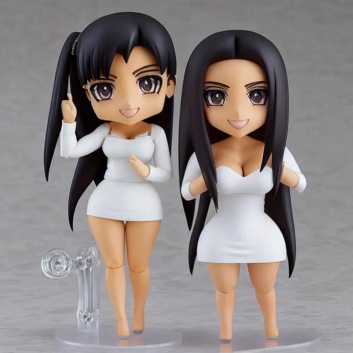 Image similar to kim kardashian, an anime nendoroid of kim kardashian, figurine, detailed product photo