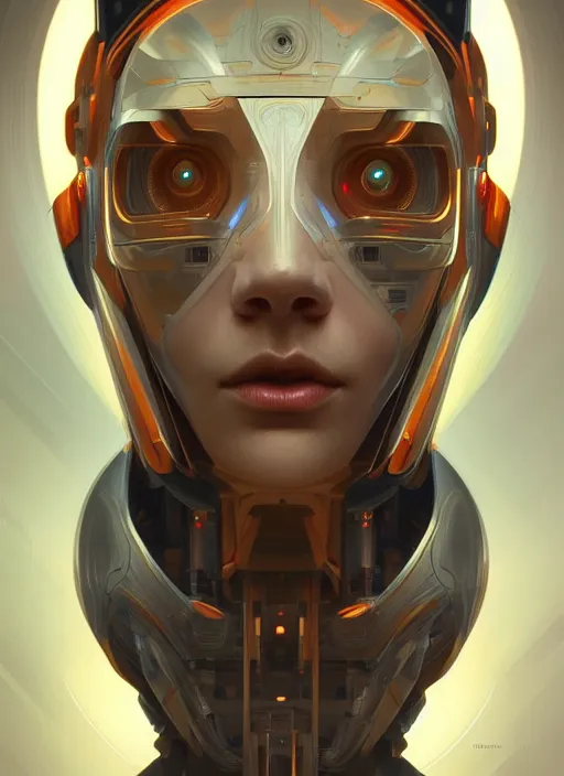 Prompt: symmetry!! portrait of robot, sci - fi, intricate, highly detailed, dynamic lighting, digital art, digital painting, artstation, wlop, sharp focus, illustration, art by artgerm and greg rutkowski and alphonse mucha, 8 k