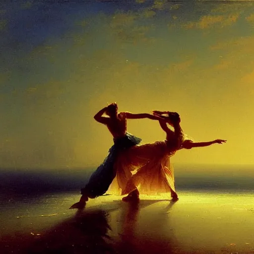 Image similar to dancers by ivan aivazovskya