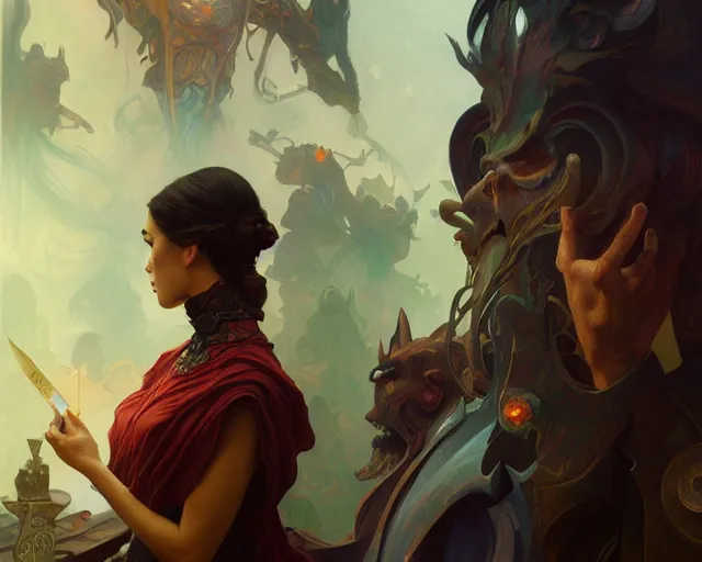 Image similar to photography of mark rothko, deep focus, d & d, fantasy, intricate, elegant, highly detailed, digital painting, artstation, concept art, matte, sharp focus, illustration, hearthstone, art by artgerm and greg rutkowski and alphonse mucha