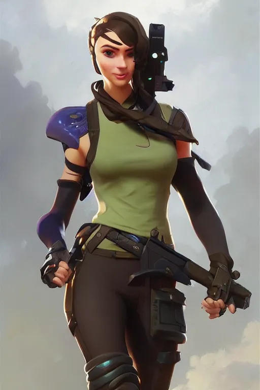 Prompt: full figure portrait of Loserfruit fortnite player, digital art from artstation by Ruan Jia and Mandy Jurgens and Artgerm and william-adolphe bouguereau