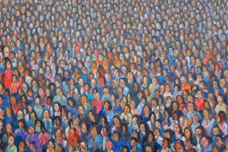 Image similar to painting of Missing 411 person