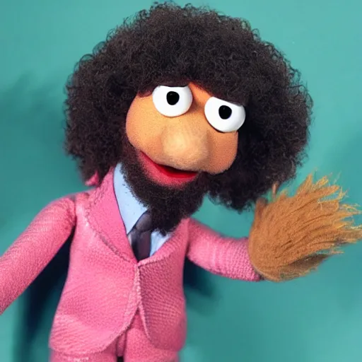 Prompt: jeff lynne as a muppet