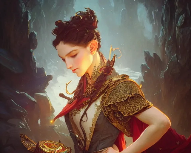 Image similar to photography of ferdinand du puigaudeau, deep focus, d & d and mtg, fantasy, intricate, elegant, highly detailed, digital painting, artstation, concept art, matte, sharp focus, illustration, hearthstone, art by artgerm and greg rutkowski and alphonse mucha