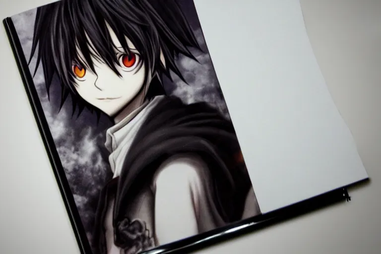 Image similar to l · lawliet, notebook, death note