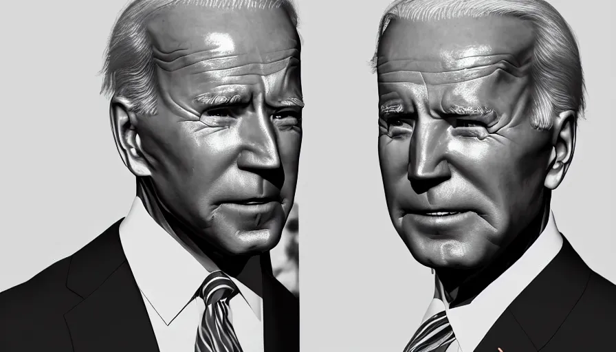 Image similar to Joe Biden with long beard, hyperdetailed, artstation, cgsociety, 8k