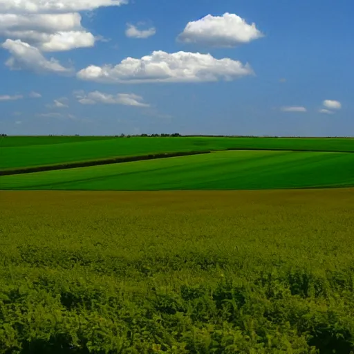 Prompt: Anyone who sees and paints a sky green and fields blue ought to be sterilized