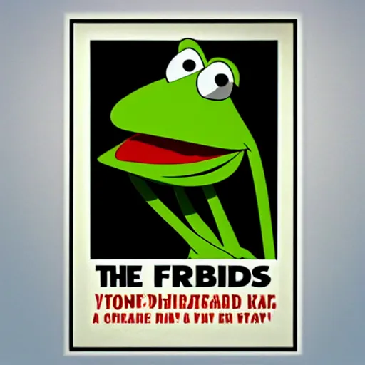 Prompt: propaganda poster for Kermit the Frog