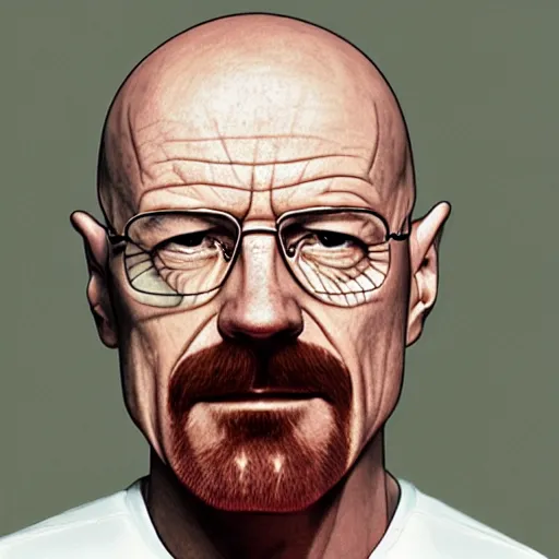 Prompt: walter white as a bass fish