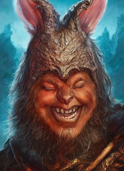 Image similar to human with animal head, ultra detailed fantasy, dndbeyond, bright, colourful, realistic, dnd character portrait, full body, pathfinder, pinterest, art by ralph horsley, dnd, rpg, lotr game design fanart by concept art, behance hd, artstation, deviantart, hdr render in unreal engine 5