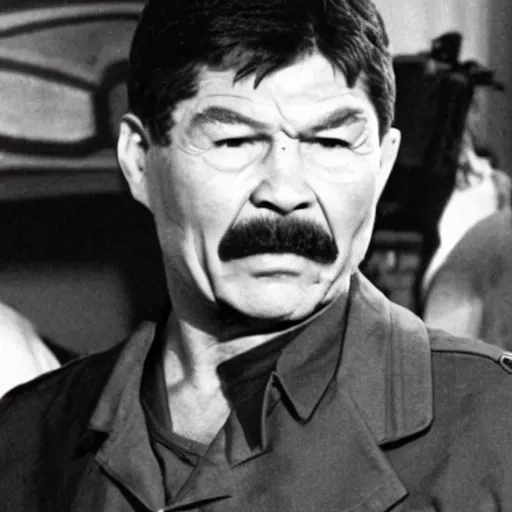 Prompt: Charles Bronson wearing the armor from doom