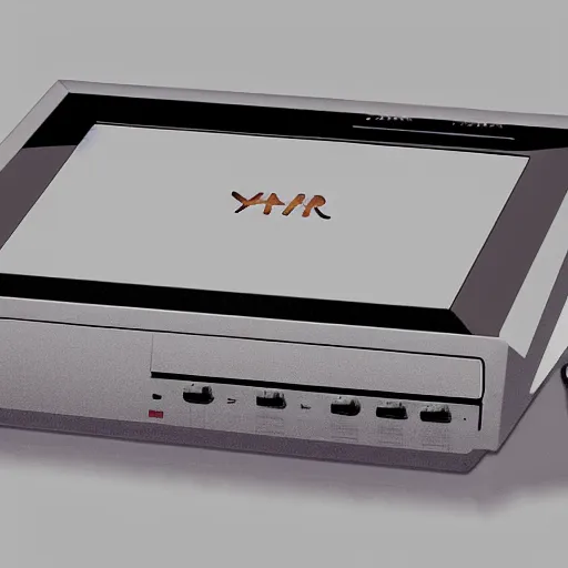 Prompt: an unreleased Atari console