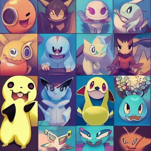 Image similar to Lofi Pokemon portrait, Pixar style, by Tristan Eaton Stanley Artgerm and Tom Bagshaw.