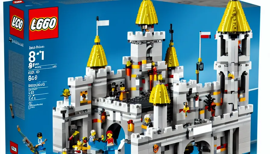 Prompt: lego castle, 8K