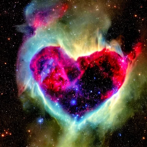 Image similar to heart shaped nebula