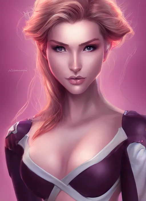 Image similar to beauty woman, trending on artstation, by Artgerm