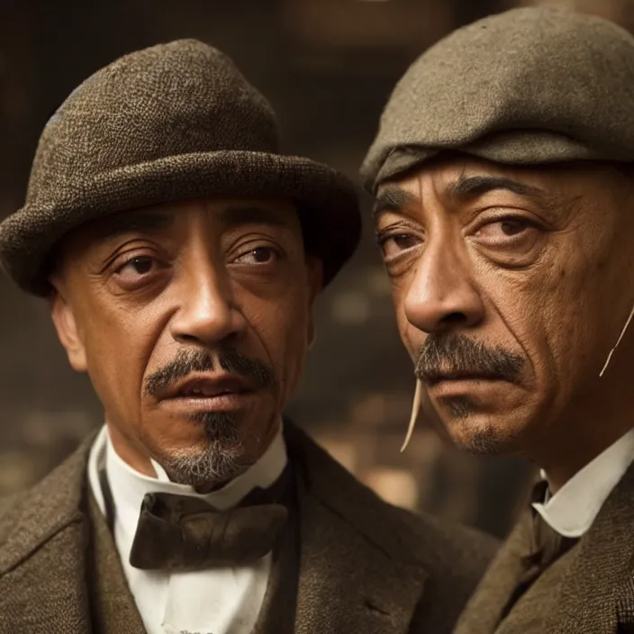 Image similar to Ana de Armas played by Giancarlo esposito in peaky blinders, 4k,