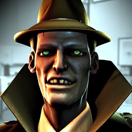 Image similar to nick valentine from fallout 4