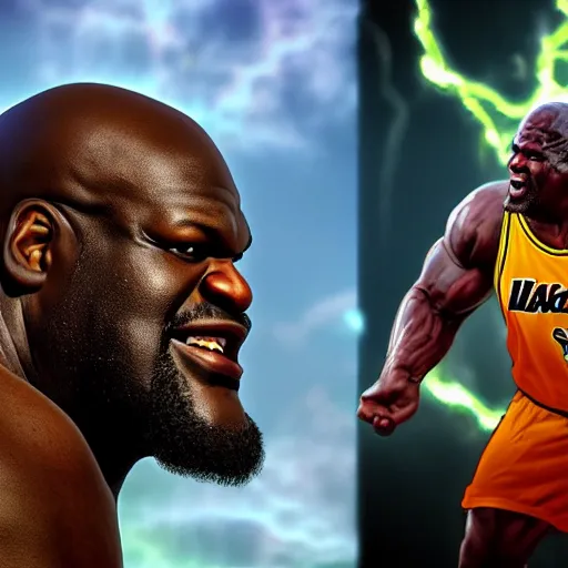 Prompt: if Shaquille O'Neal was the hulk, cinematic, epic, cool, photo realistic, 4k, high detail