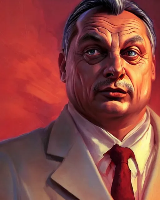 Image similar to viktor orban as a scientist. 1 9 8 0 s dystopian soviet russia, propaganda screens. unreal engine, fantasy art by jesper ejsing. faithfully depicted facial expression, perfect anatomy global illumination, radiant light, detailed and intricate environment