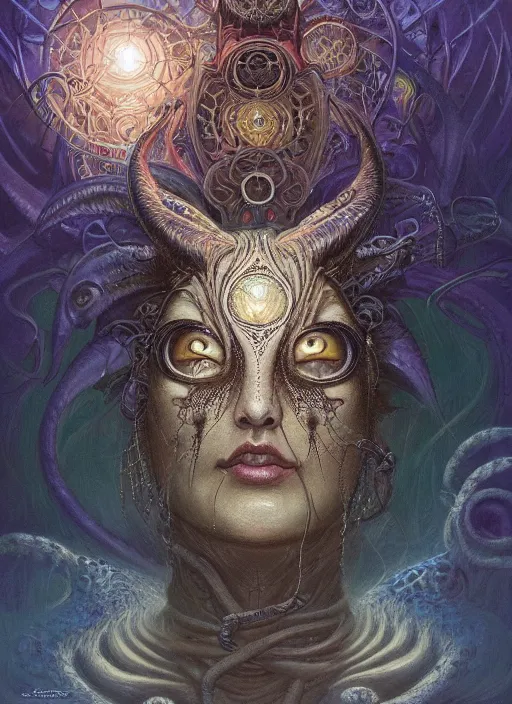 Image similar to dream with glowing eyes, shamanic poster lsd art, intricate, elegant, highly detailed, centered, digital painting, artstation, concept art, smooth, sharp focus, illustration, artgerm, tomasz alen kopera, peter mohrbacher, donato giancola, joseph christian leyendecker, wlop, frank frazetta