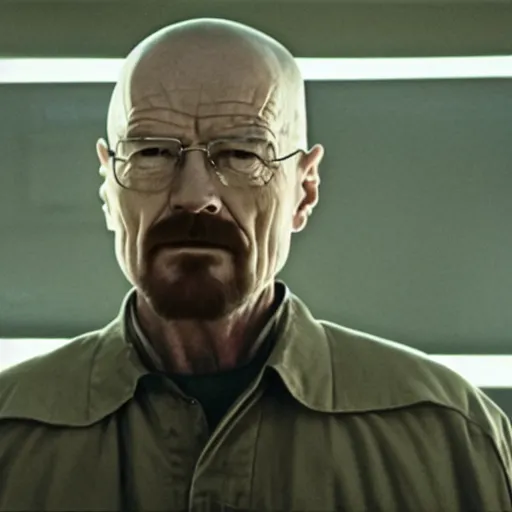 Prompt: A still of Walter White in Star Wars: A New Hope